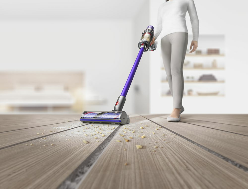 Dyson v11 advanced stick vacuum 545w 60 min bagless nickel, purple-null