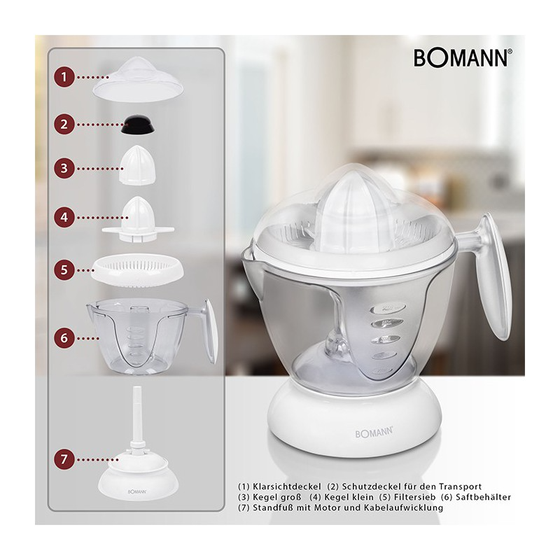 Ηλεκτρικός στίφτης -εκχυμωτής bomann 40w, , medium-null