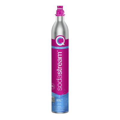 Sodastream ανταλλακτική φιάλη ενανθράκωσης co2 quick connect 80l qc-60 για ανθρακούχο νερό στην άνεσή σας, , medium
