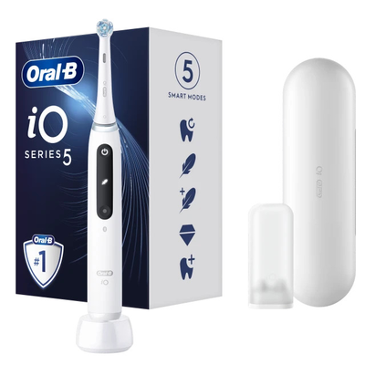 Oral-b io series 5 magnetic white cleaner teeth & healthier gums