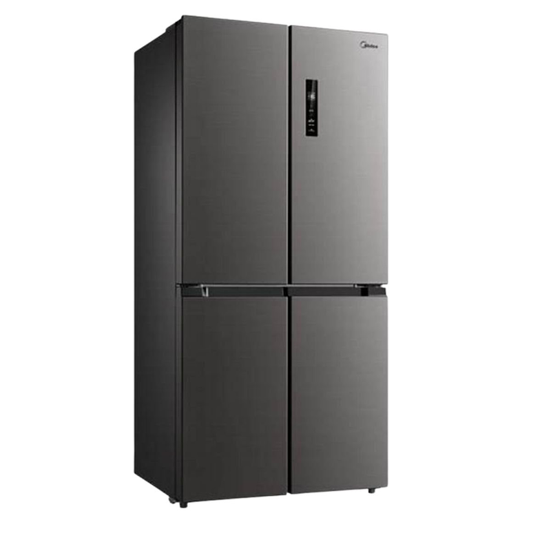 Midea &psi;&upsilon;&gamma;&epsilon;ί&omicron; 4 &pi;&omicron;&rho;&tau;ώ&nu; 515l inverter total no frost &mu;&epsilon; Wi-Fi, platinum fresh+ & smart cooling, dark inox mdrm691fic45&nbsp;, , medium-null