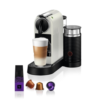 Nespresso citiz & milk espresso &mu;&eta;&chi;&alpha;&nu;ή 1260w &pi;ί&epsilon;&sigma;&eta;&sigmaf; 19bar &gamma;&iota;&alpha; espresso &kappa;&alpha;&iota; lungo white, White, medium