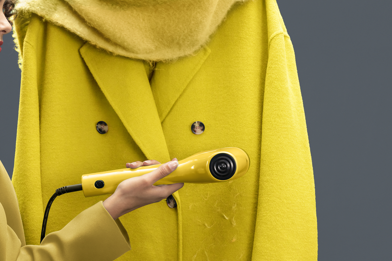 Tefal pure pop dt2026 hand garment steamer 1300w with tank 70ml yellow, , medium-null