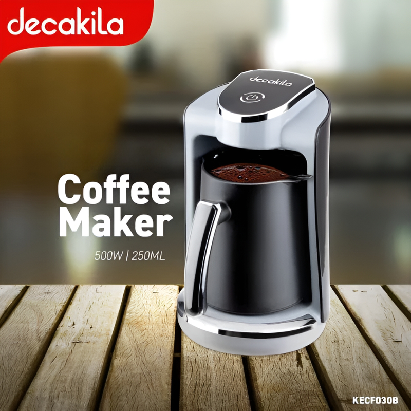 Decakila καφετιέρα κυπριακού καφέ 500w 250ml με ηχητική ειδοποίηση & σύστημα anti-overflow kecf030b, , medium-null