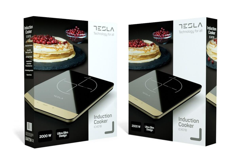 Tesla induction countertop single burner black ic401b, , medium-null