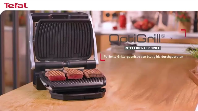 Tefal optigrill xl + tong 44.5cm x 36.5cm gc728d, , medium image number null