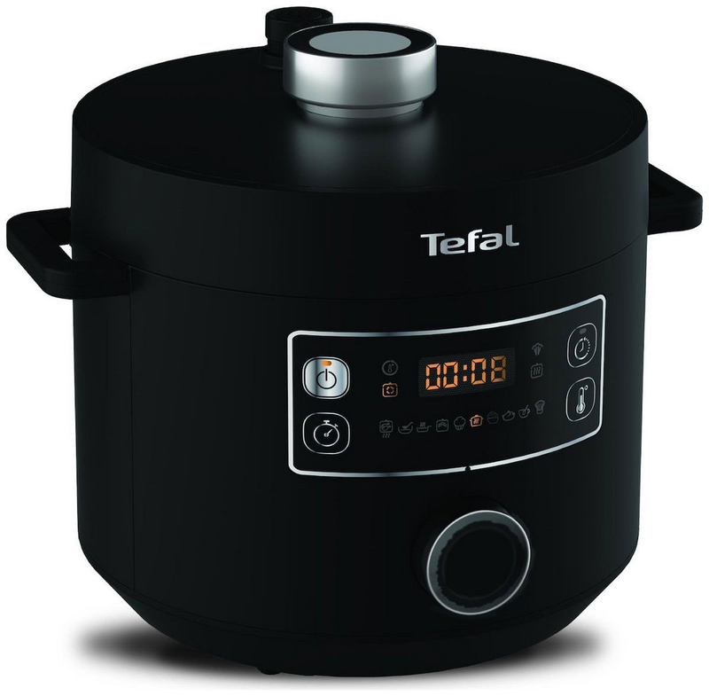 Tefal cy7548 turbo cuisine pressure cooker 4.8l 4 persons 10 programs 1000w, , medium image number null