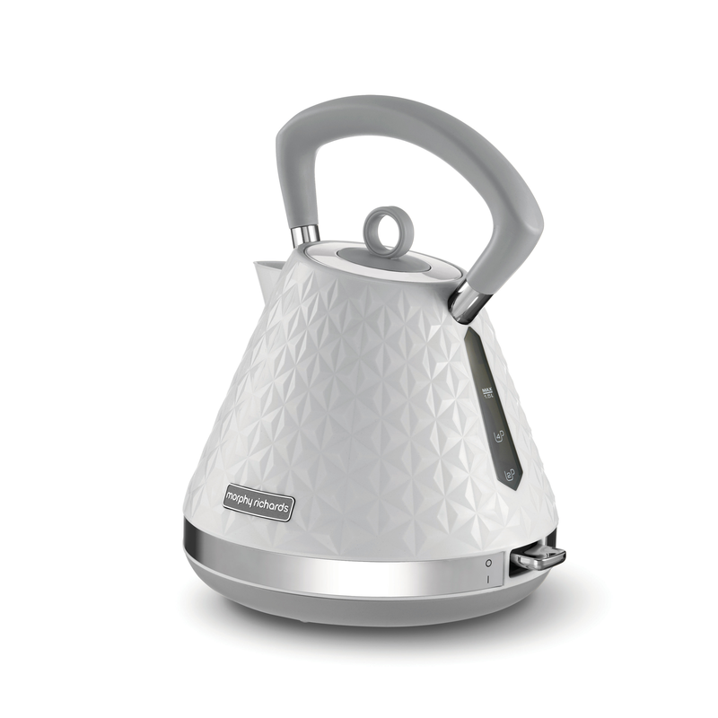 Product image: Morphy richards 108134 vector pyramid kettle 1.5l - white, , medium-null