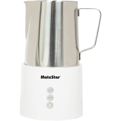 Matestar milk frother 600w, White/silver, medium