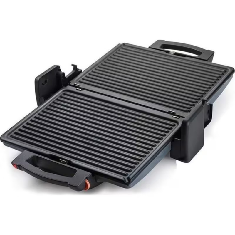 Kenwood τοστιέρα γκριλιέρα με αποσπώμενες πλάκες 2100w γκρι hg210, , medium-null