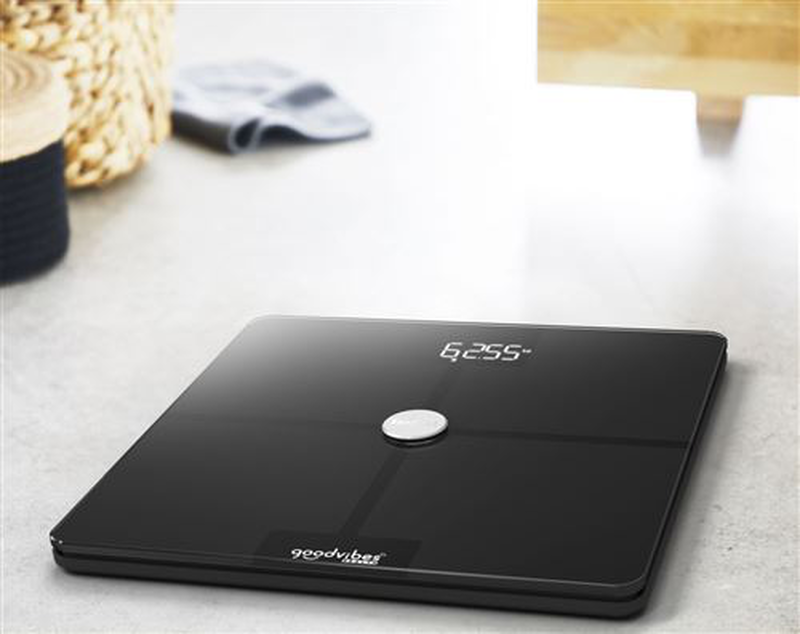 Tefal bathroom scale goodvibes bluetooth  black bm9660, , medium image number null