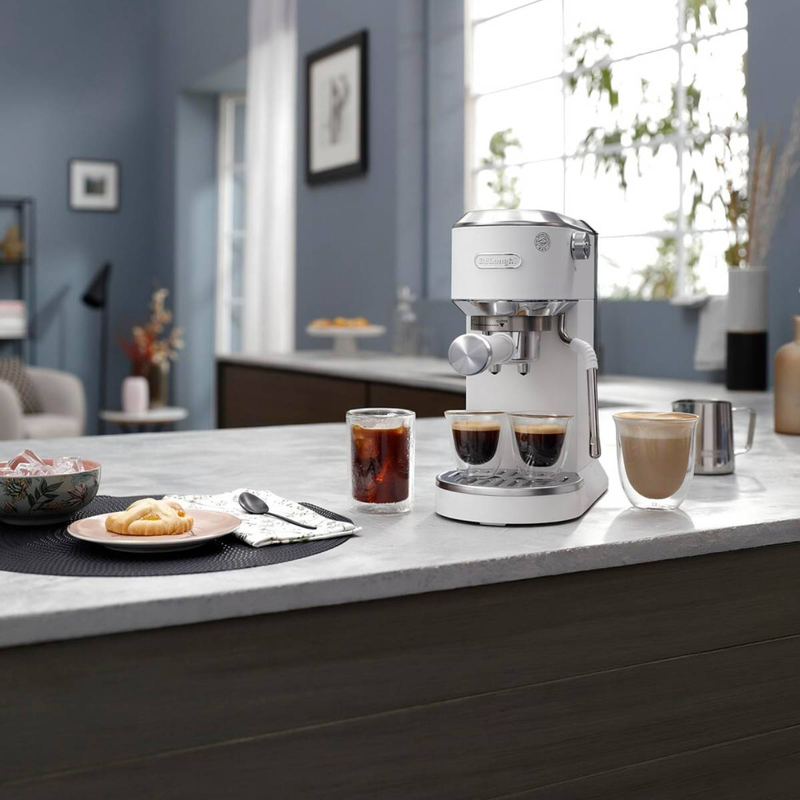 Delonghi ec890.wi dedica duo espresso machine white-null