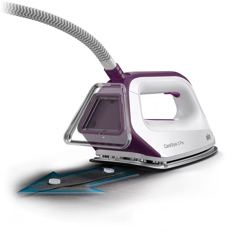 Braun is3155vi steam iron 2400w with eloxalplus soleplate and continuous steam supply 125G/min-null