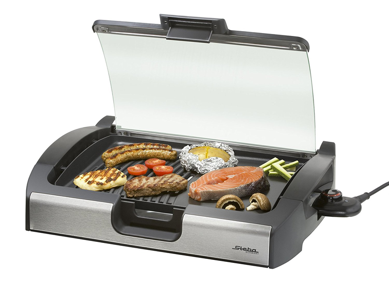 Steba vg200 bbq &epsilon;&pi;&iota;&tau;&rho;&alpha;&pi;έ&zeta;&iota;&omicron; grill &mu;&epsilon; &gamma;&upsilon;ά&lambda;&iota;&nu;&omicron; &kappa;&alpha;&pi;ά&kappa;&iota;, 2200w, , medium-null