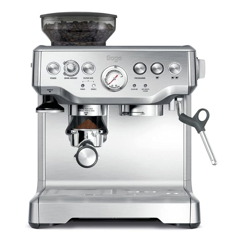 Product image: Sage thesage barista express μηχανή bes875uk espresso 1850w πίεσης 15bar με μύλο άλεσης, , medium-null