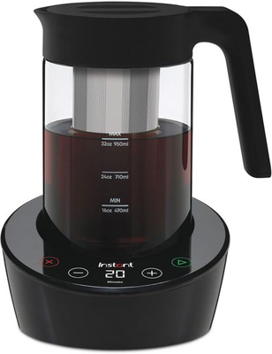 Instant cold brewer coffee and iced tea maker