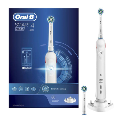 Oral b electric toothbrush smart 4 4100s white, , medium