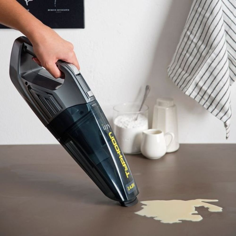 Izzy typhoon rechargeable handheld vacuum 14.8v 25 min 500ml black, , medium-null