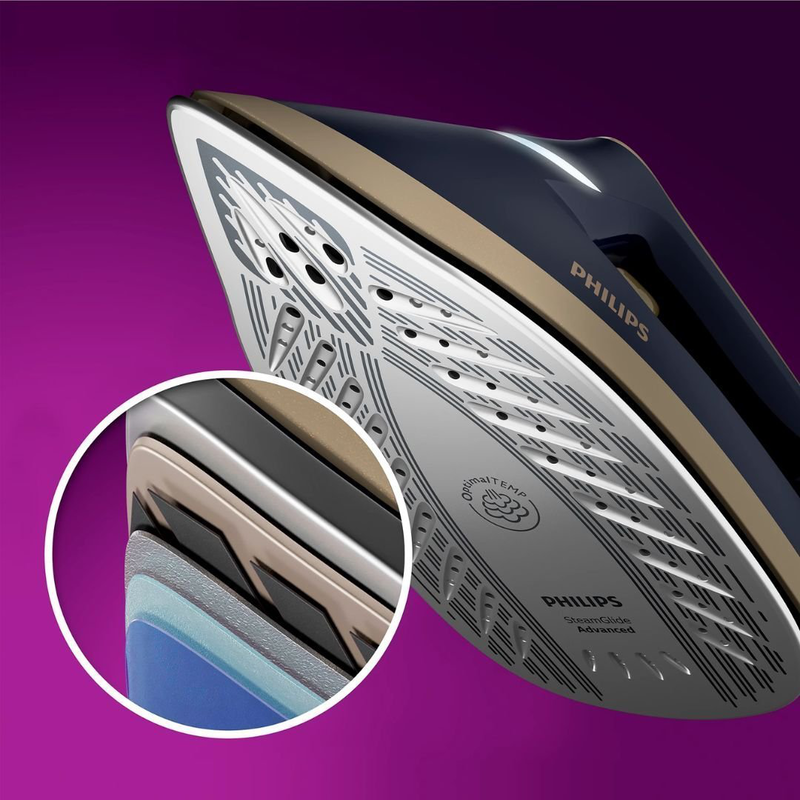 Philips perfectcare series 6000 psg6066/20 steam iron 2400w with steamglide advanced plate and continuous steam supply, , medium-null