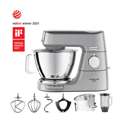 Titanium chef baker kvc85.124si, Inox - Silver, medium