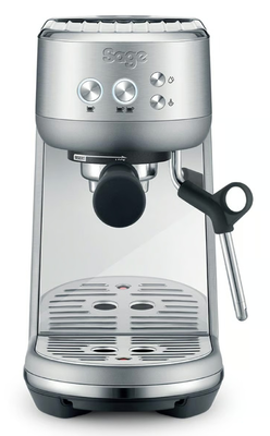 Sage ses450bss4guk1 espresso machine 1600w pressure 15bar for espresso silver, , medium