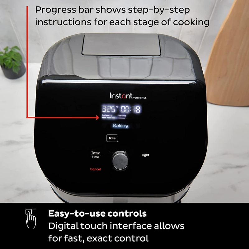 Instant pot Air fryer clearcook 5.7l stainless steel vortex plus ip-vortexplus-5.7l, , medium-null