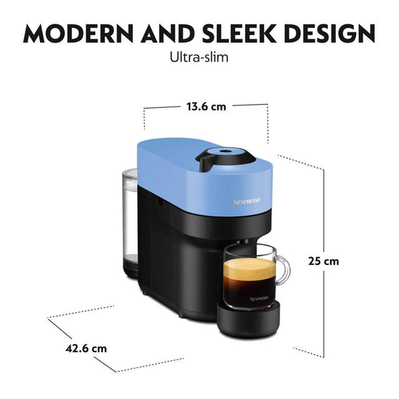 Nespresso vertuo pop espresso machine 1260w blue-null