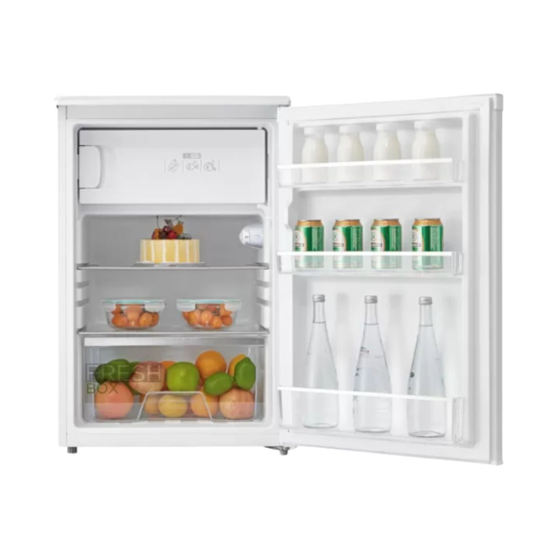 Product image: Midea μονόπορτο ψυγείο 113l 5 cu.ft με συρτάρι λαχανικών & led φωτισμό, λευκό mdrd168fgf01, , medium-null