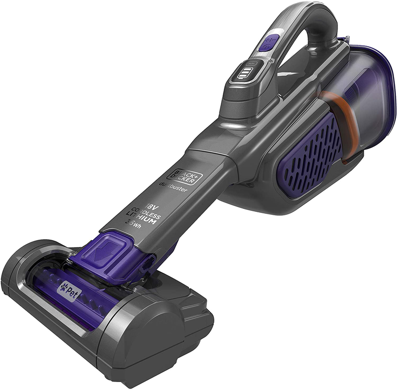 Black & decker dustbuster pet 18v 2.5ah 0.5l-null