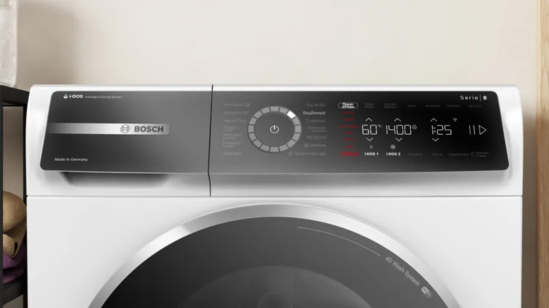 Bosch wgb254a1gr washing machine 10kg with steam 1400rpm series 8, 5 years guarantee, , medium-null