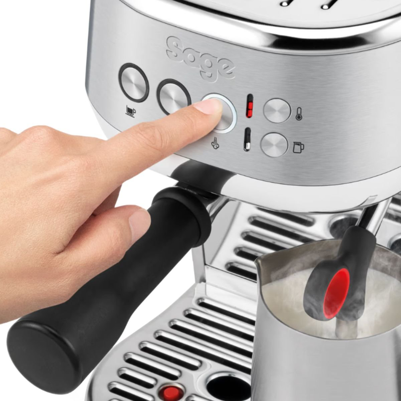 Product image: Sage the bambino plus premium μηχανή espresso 1600w 12 bar με αφαιρούμενο δοχείο νερού 1.9l, auto milq & σε 3” θέρμανση, μαύρο, , medium-null