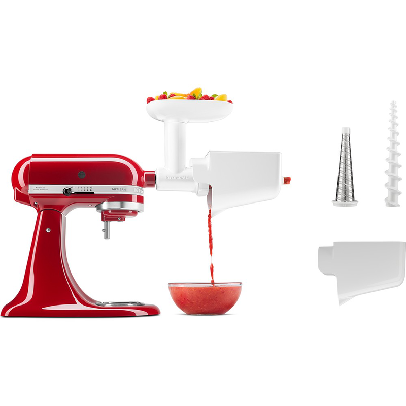 Kitchenaid mixer attachment set 5ksm2fppc grind, slice, shred and strain, , medium-null