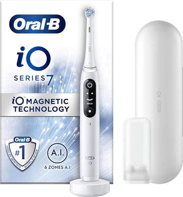 Oral b io7 magnetic white alabaster, , medium