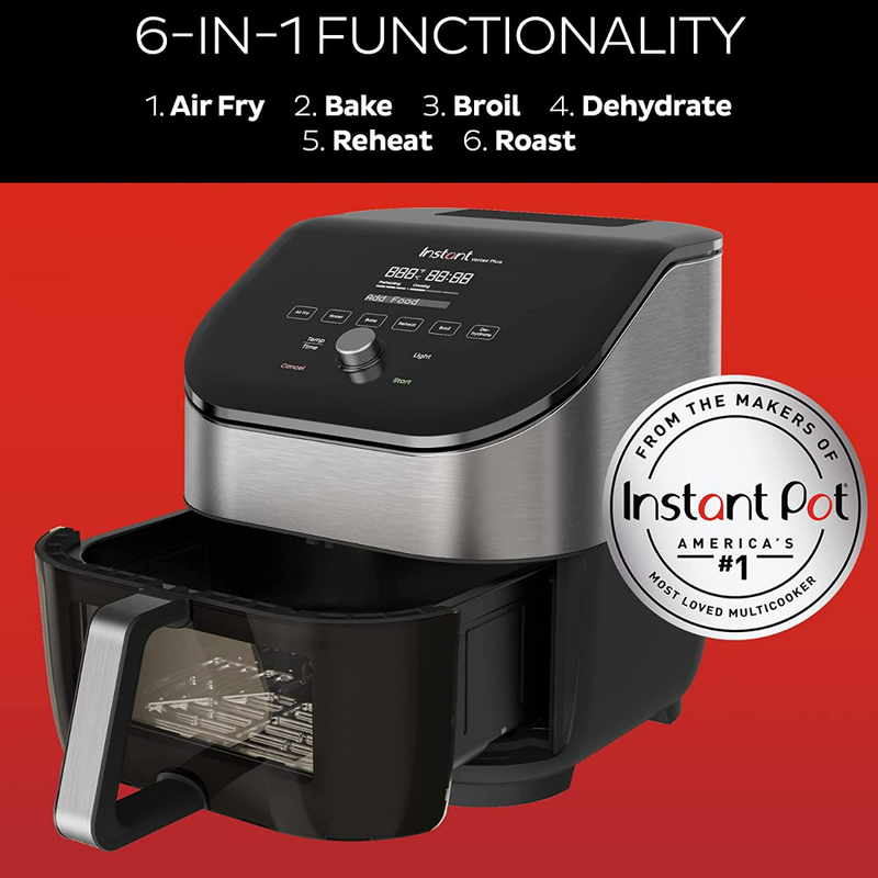 Instant pot Air fryer clearcook 5.7l stainless steel vortex plus ip-vortexplus-5.7l, , medium-null