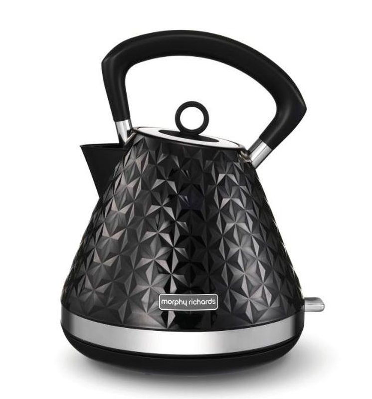 Morphy richards 108131 vector pyramid kettle 1.5l - black image number null