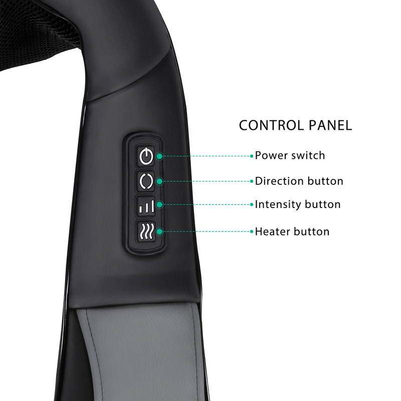 Neck & shoulder massager with wire-null