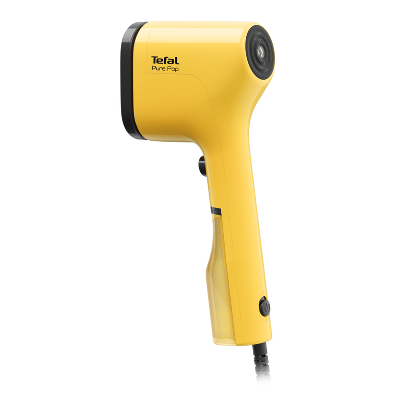 Tefal pure pop dt2026 hand garment steamer 1300w with tank 70ml yellow, , medium-null