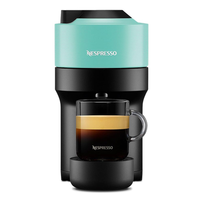 Nespresso vertuo pop μηχανή καφέ με centrifusion™ τεχνολογία & 6 μεγέθη ροφημάτων για κάψουλες vertuo,19bar, aqua mint, , medium