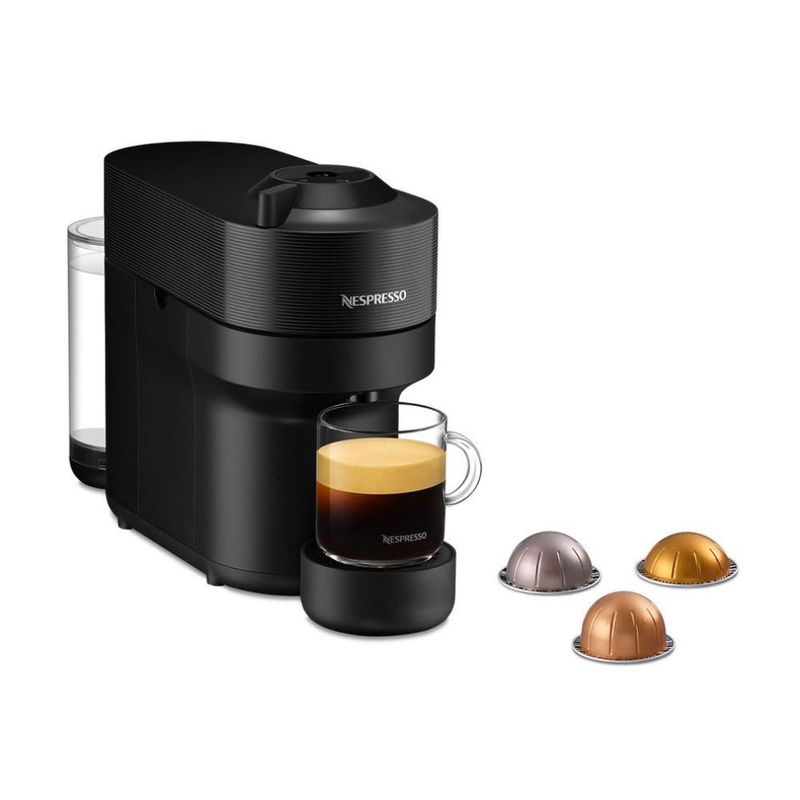 Product image: Nespresso vertuo pop μηχανή καφέ με centrifusion™ τεχνολογία & 6 μεγέθη ροφημάτων για κάψουλες vertuo,19bar, liquorice black, , medium-null