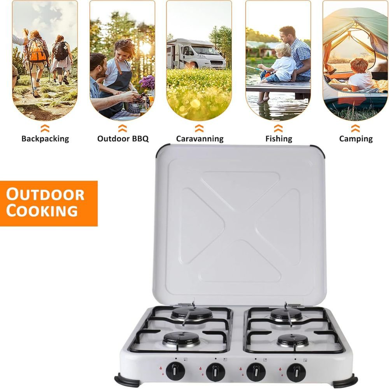 Product image: Επιτραπέζια εστία υγραερίου με 4 καυστήρες, , medium-null