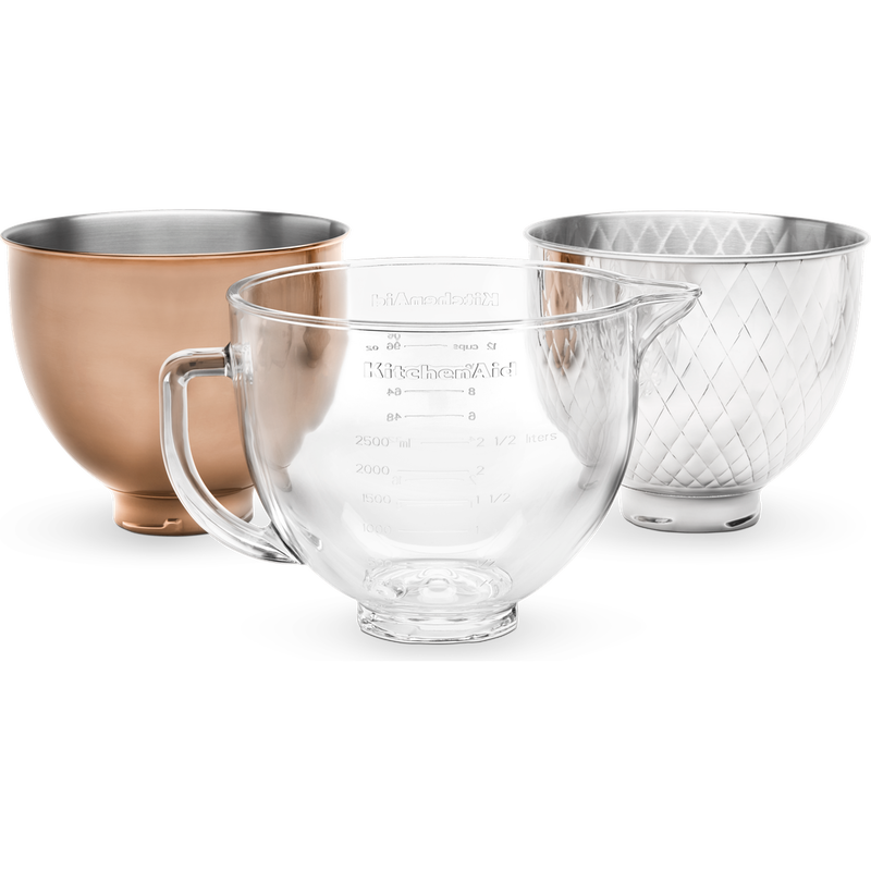 Stainless steel mixing bowl 4.8l 5ksm5ssbrc copper, , medium-null