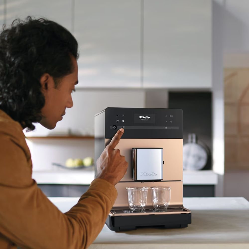 Product image: Miele cm 5510 silence αυτόματη καφετιέρα espresso 1450w 15bar με onetouch for two & coffee pot function rose gold, , medium-null