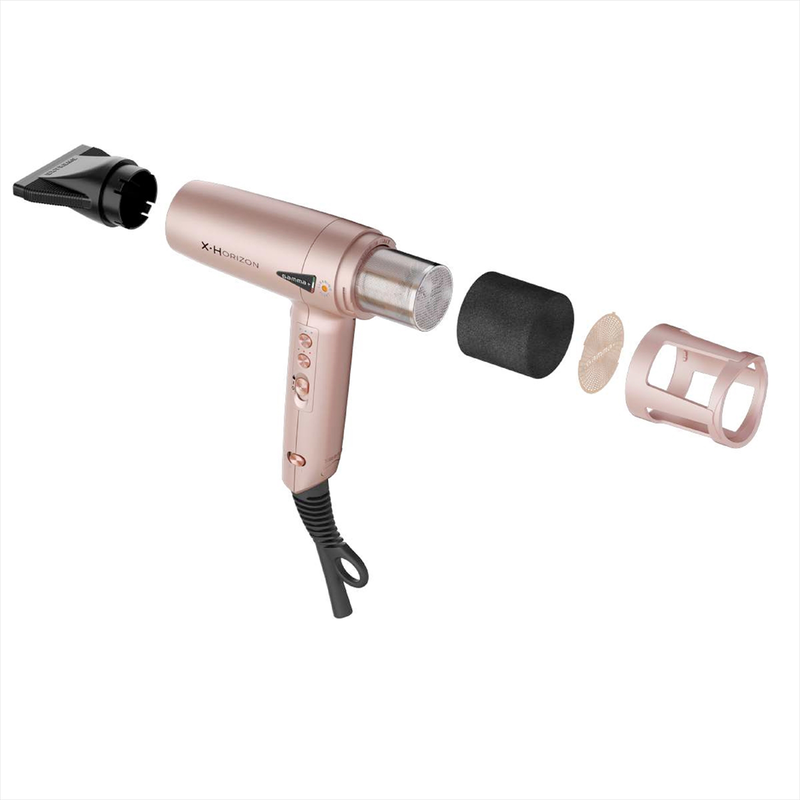 Gamma piu x-horizon new Generation dryer rose gold, , medium-null