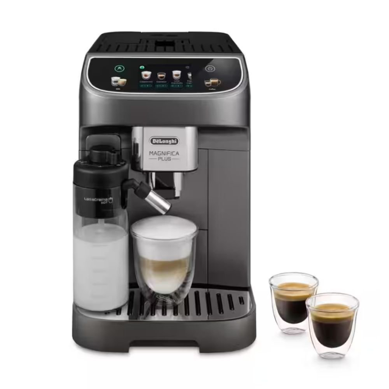 Product image: Delonghi magnifica plus αυτόματη καφετιέρα espresso 15bar με lattecrema hot system, μύλο 13 ρυθμίσεων & προσωποποίηση “my”, ecam320.70.tb, , medium-null