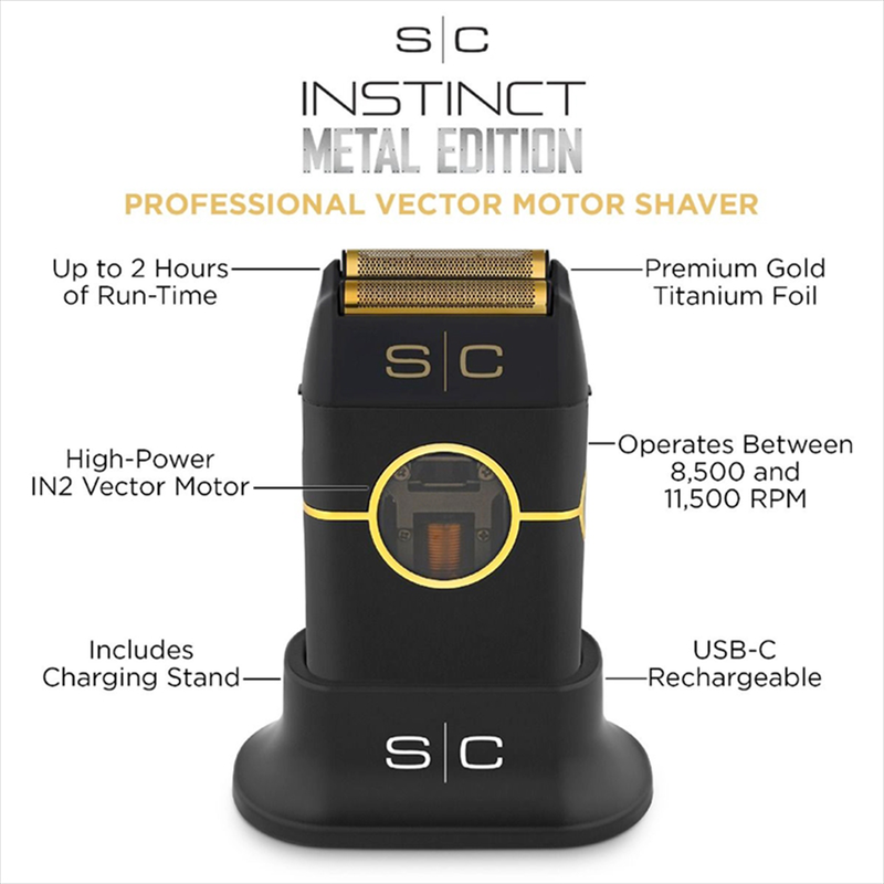Sc instinct shaver black, , medium-null