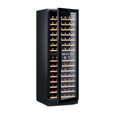 Dometic d154f compressor wine cooler, dual-zone, freestanding or built-in, 154 bottles, , medium