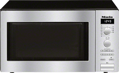 Miele m 6012 sc free standing microwave, 52cm 26lt, 900w, 9485210, Stainless Steel/ Cleansteel, medium