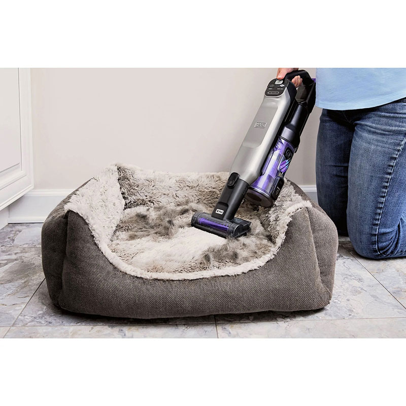 Black & decker 21.6v 4ah cordless recheargable stick vacuum cleaner bhfea640wp-qw image number null