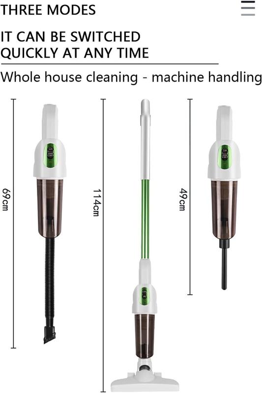 Leewello xm002 stick vacuum 60 min 500 ml handheld grey, , medium-null