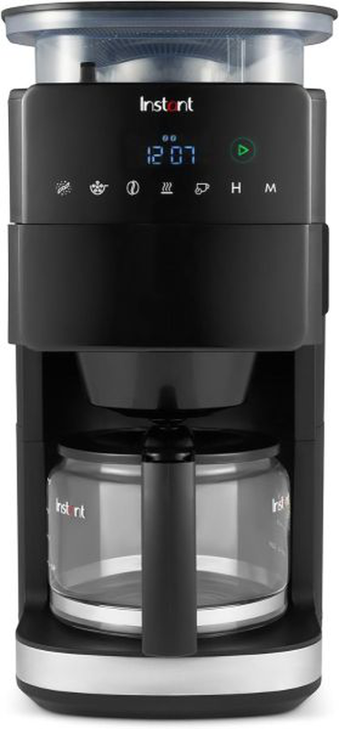 Instant grind and brew bean to cup coffee maker-null